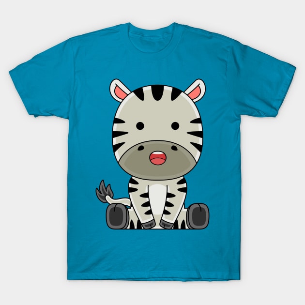 zebra T-Shirt by MEDZ